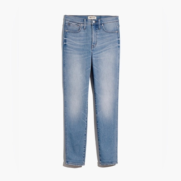 Madewell Denim - Madewell 10" High-Rise Skinny Crop Jeans in Horne Wash